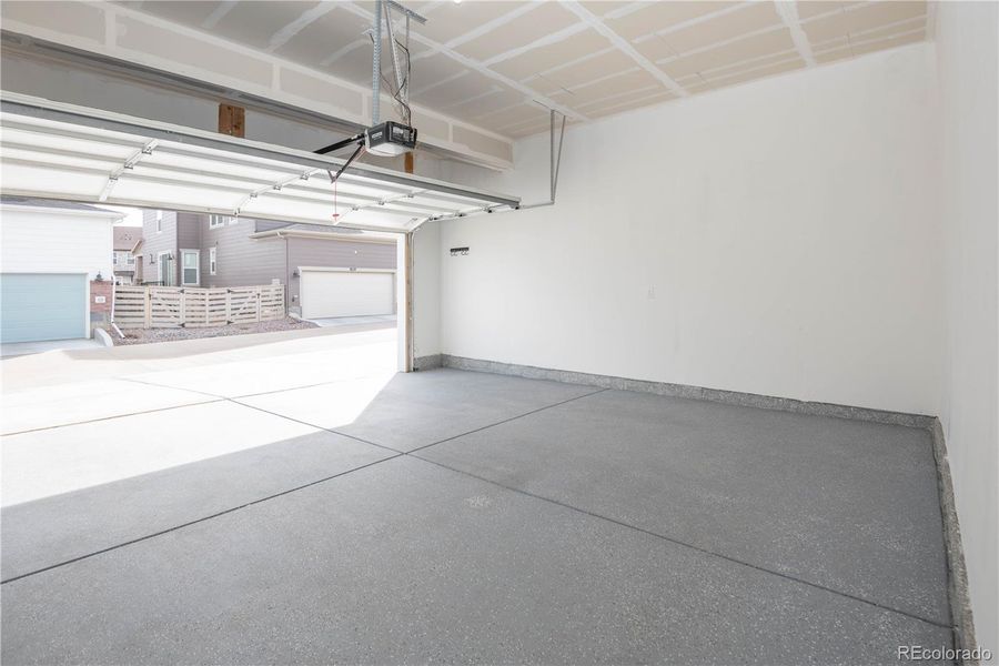 Epoxy Floor/Finished Garage
