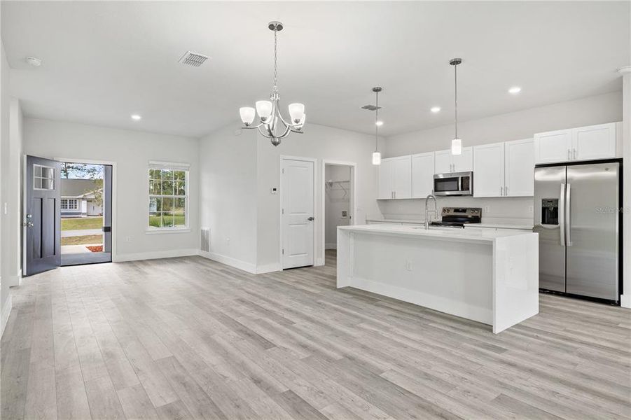 Furnished interior view inside a new home in , Ocala (Image 11). Furnished interior view inside a new home in , Ocala (Image 11).
