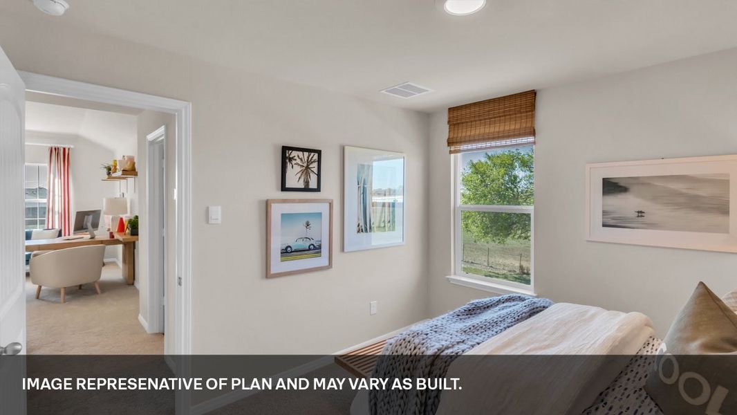 Furnished interior view inside a new home in Southgrove, Kyle (Image 27).