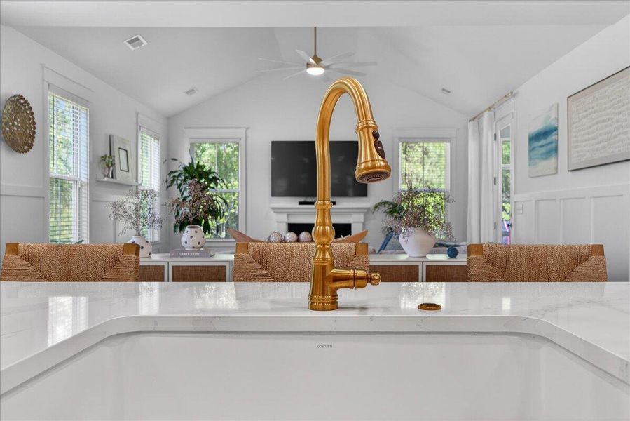 Close-up of interior finishes inside a home in Tidewater at Lakes of Cane Bay, Summerville (Image 20).