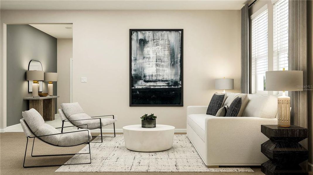 Furnished interior view inside a new home in , Groveland (Image 21). Furnished interior view inside a new home in , Groveland (Image 21).