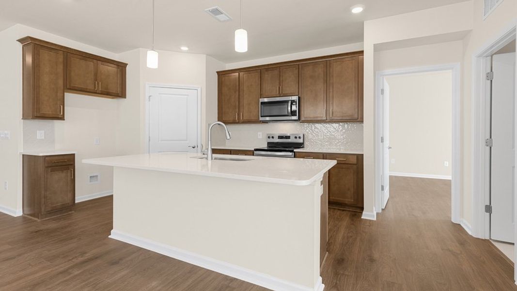 Furnished interior view inside a new home in The Villas at Collinswood, Aberdeen (Image 6).