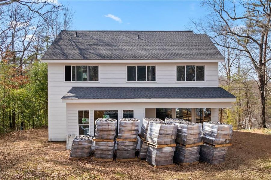 In-progress construction of a new home in , Gainesville, GA (Image 33).