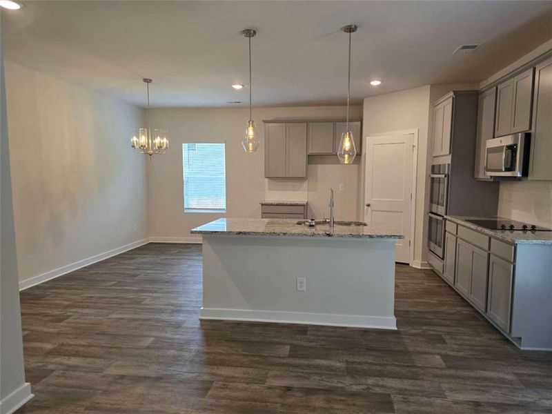 Furnished interior view inside a new home in Southern Hills, McDonough (Image 9). Furnished interior view inside a new home in Southern Hills, McDonough (Image 9).