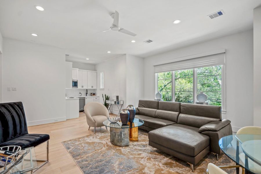 Furnished interior view inside a new home in , Houston (Image 8).