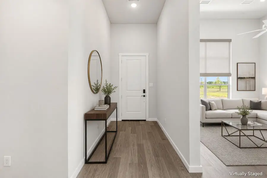 Furnished interior view inside a new home in Cottonwood Creek, Rowlett (Image 5).