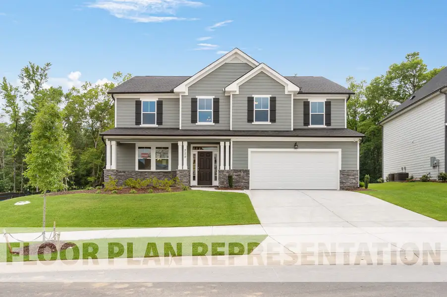 Floor Plan Representation Photo | The Hemingway Plan by Ivey Homes Floor Plan Representation Photo | The Hemingway Plan by Ivey Homes