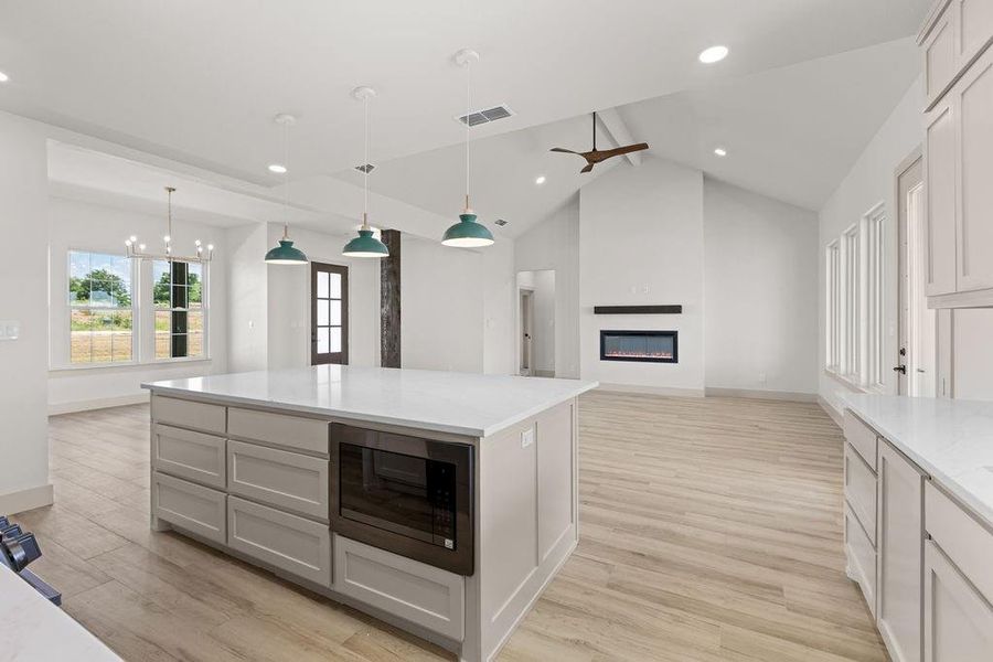 Furnished interior view inside a new home in , Whitesboro (Image 8).