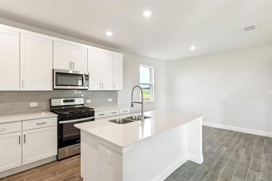 Furnished interior view inside a new home in Venetian, Weston (Image 5).