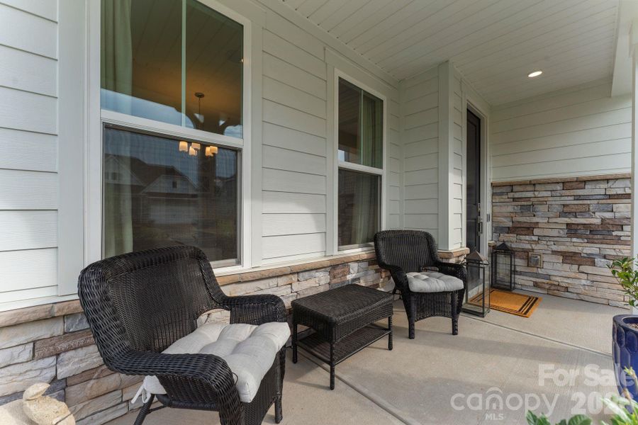 Exterior details and patio area of a home in , Indian Land (Image 24).
