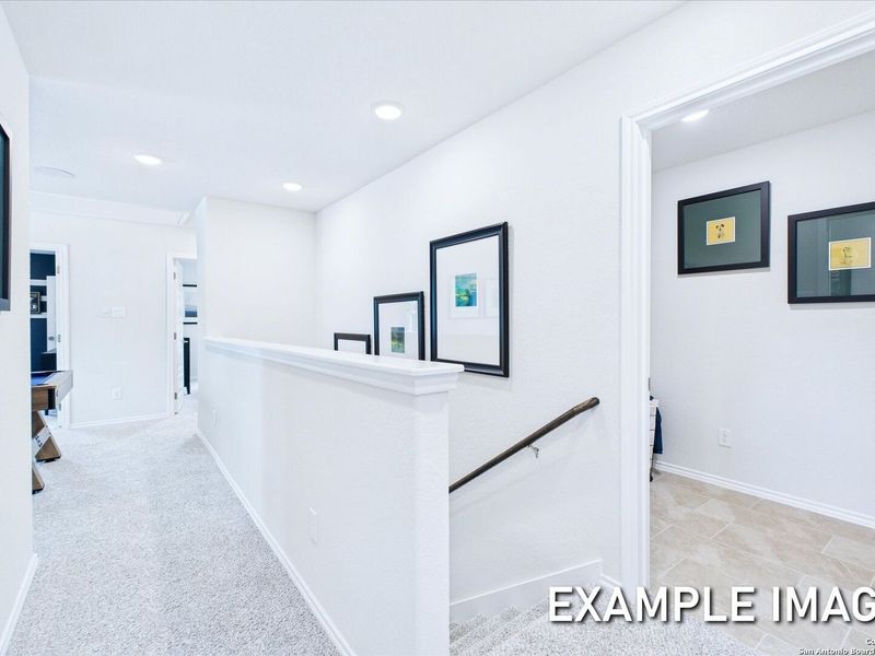 Furnished interior view inside a new home in Meadows at Oak Creek, San Antonio (Image 17). Furnished interior view inside a new home in Meadows at Oak Creek, San Antonio (Image 17).