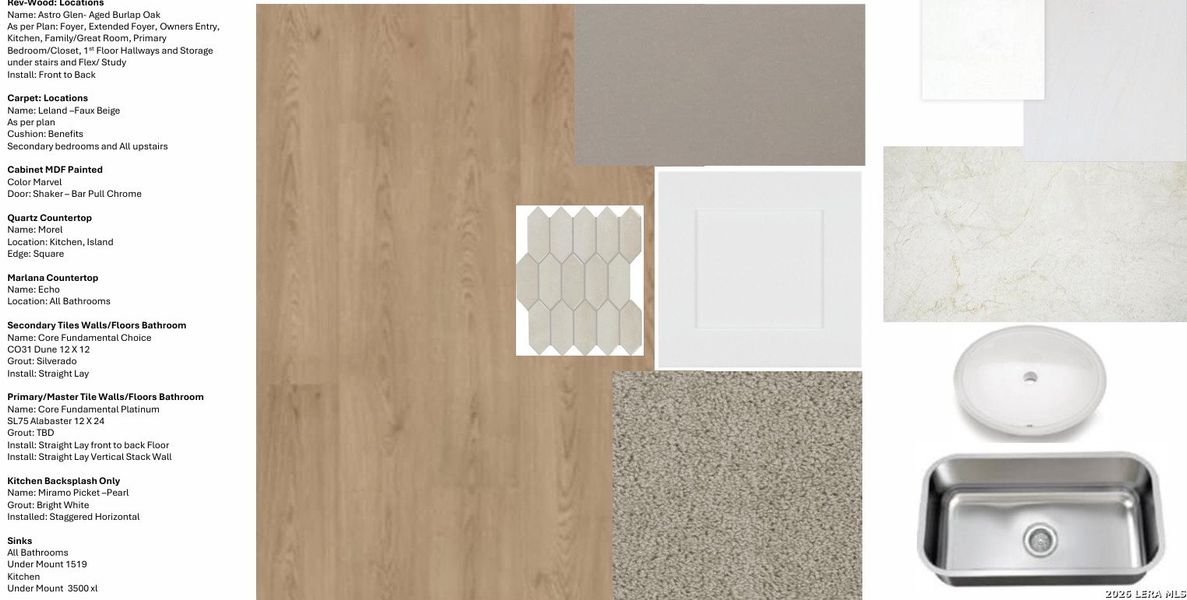 Sample of building materials used in homes in Lone Oak, San Antonio (Image 5). Sample of building materials used in homes in Lone Oak, San Antonio (Image 5).