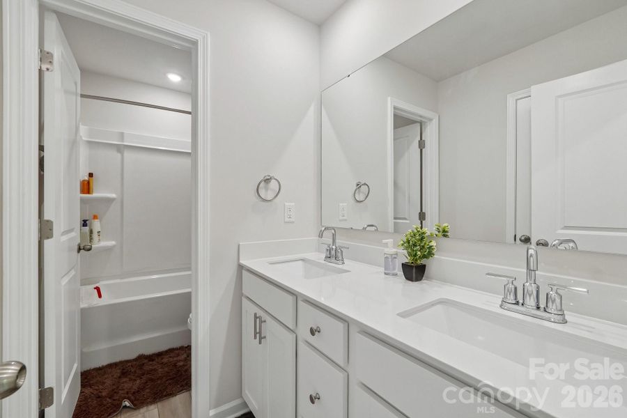 Furnished interior view inside a new home in , Charlotte (Image 18).