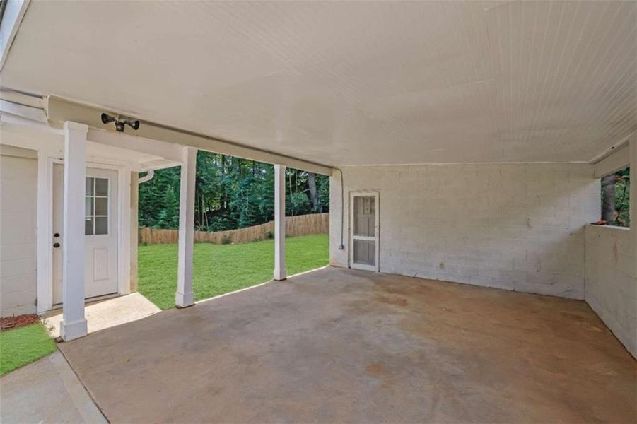 Exterior details and patio area of a home in , Smyrna (Image 19).