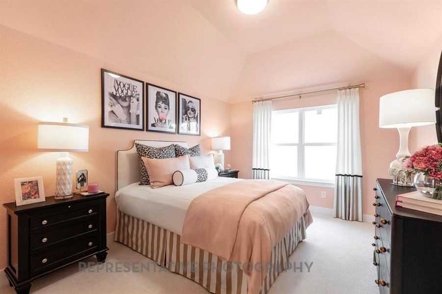 Furnished interior view inside a new home in Star Trail, Prosper (Image 7).