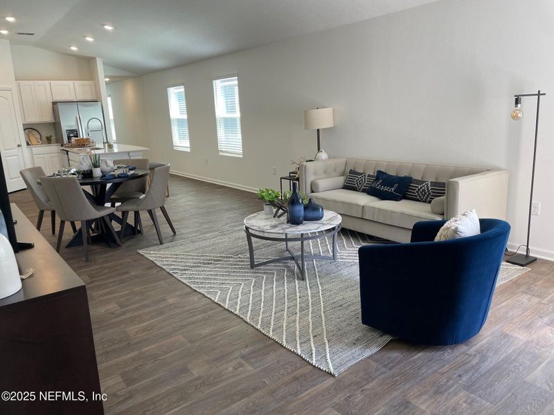 Furnished interior view inside a new home in The Arbors, Jacksonville (Image 9).
