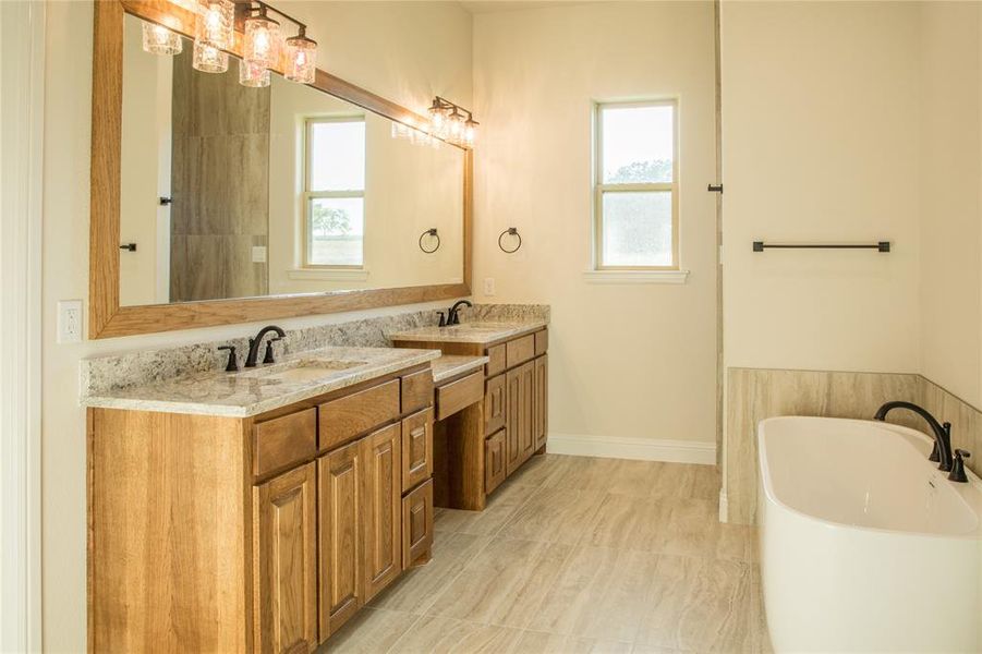 Furnished interior view inside a new home in , Poolville (Image 6).