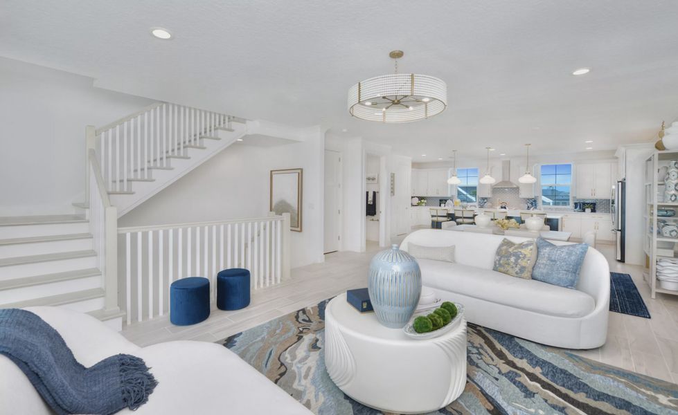 Furnished interior view inside a new home in Verona Oceanside, Ormond Beach (Image 16).