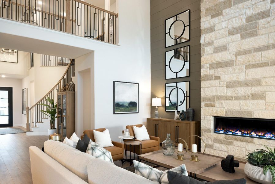 Furnished interior view inside a new home in , Fulshear (Image 15).