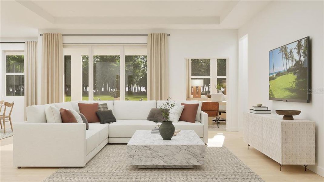 Furnished interior view inside a new home in Bridgewalk: Executive Collection, St. Cloud (Image 7).