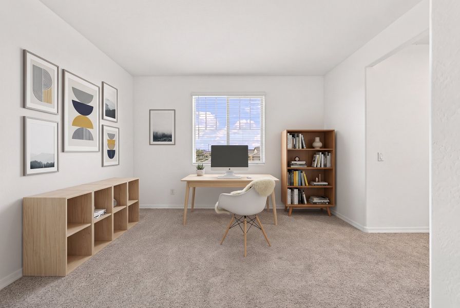 Furnished interior view inside a new home in Tirreno at IronWing, Litchfield Park (Image 12).