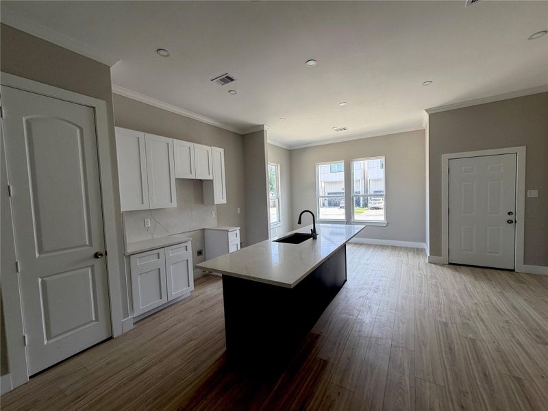 Furnished interior view inside a new home in , Houston (Image 10). Furnished interior view inside a new home in , Houston (Image 10).