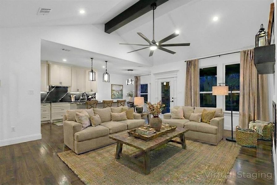 Virtually staged living room for illustration purposes. Virtually staged living room for illustration purposes.