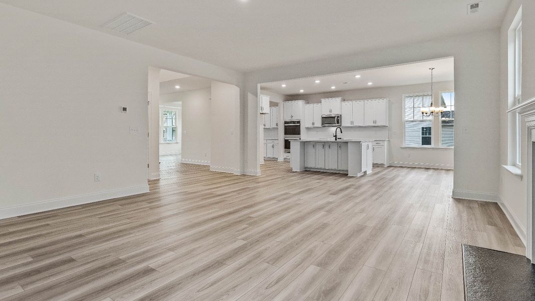 Furnished interior view inside a new home in Owen Park, Gibsonville (Image 10).