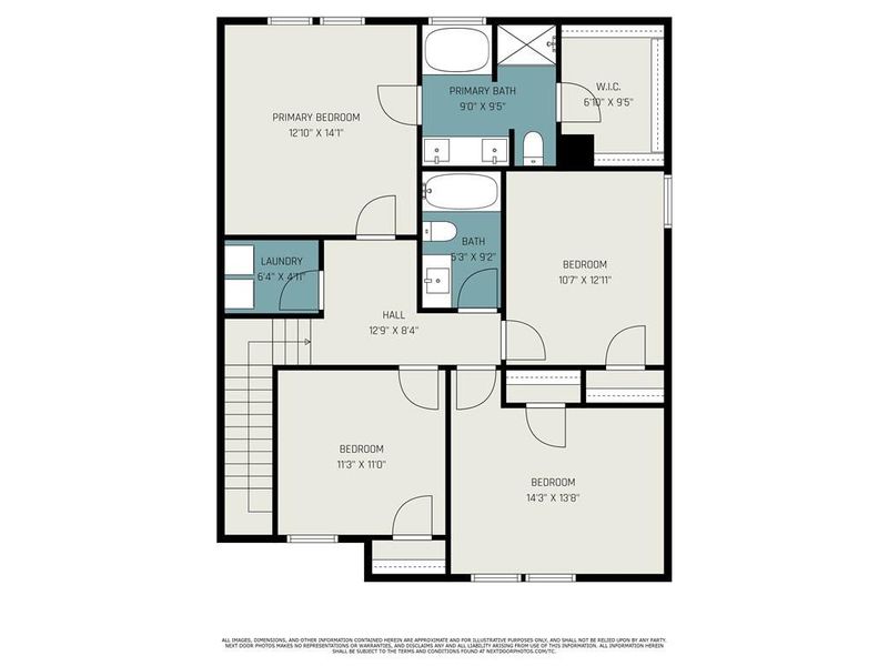 2D floor plan layout of this home in Vineyard Park, Griffin, GA (Image 6). 2D floor plan layout of this home in Vineyard Park, Griffin, GA (Image 6).