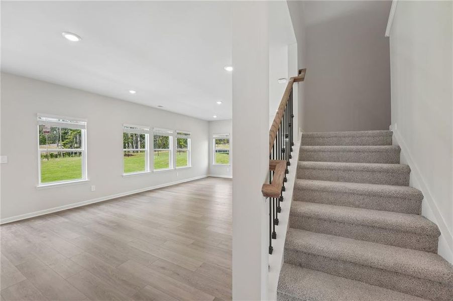 Spacious, unfurnished interior of a new home in Northwoods at Mirror Lake, Villa Rica (Image 45).