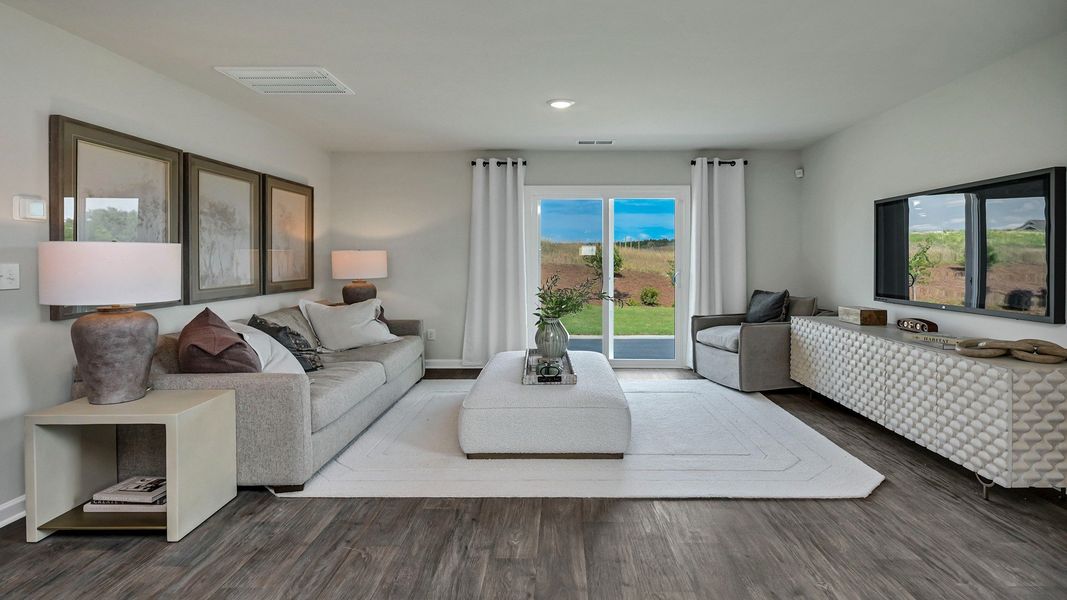 Furnished interior view inside a new home in Hunter's Branch, Hopkins (Image 15). Furnished interior view inside a new home in Hunter's Branch, Hopkins (Image 15).