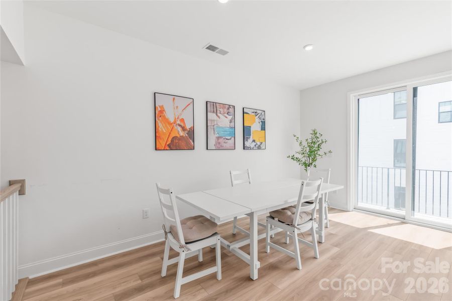 Furnished interior view inside a new home in , Charlotte (Image 8).