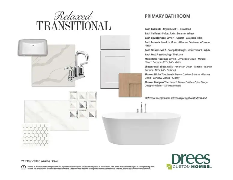 Tegan B selection sheet