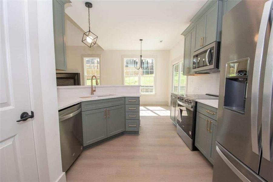 Furnished interior view inside a new home in , Jonesboro (Image 15).