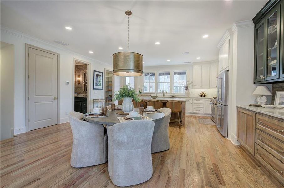 Furnished interior view inside a new home in , Cartersville (Image 13).