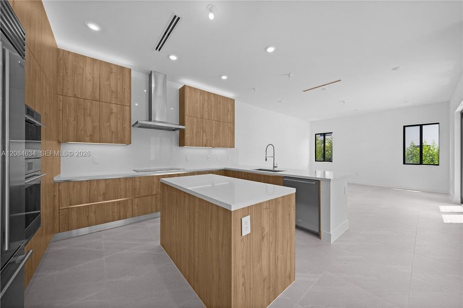 Furnished interior view inside a new home in , Miami (Image 13).