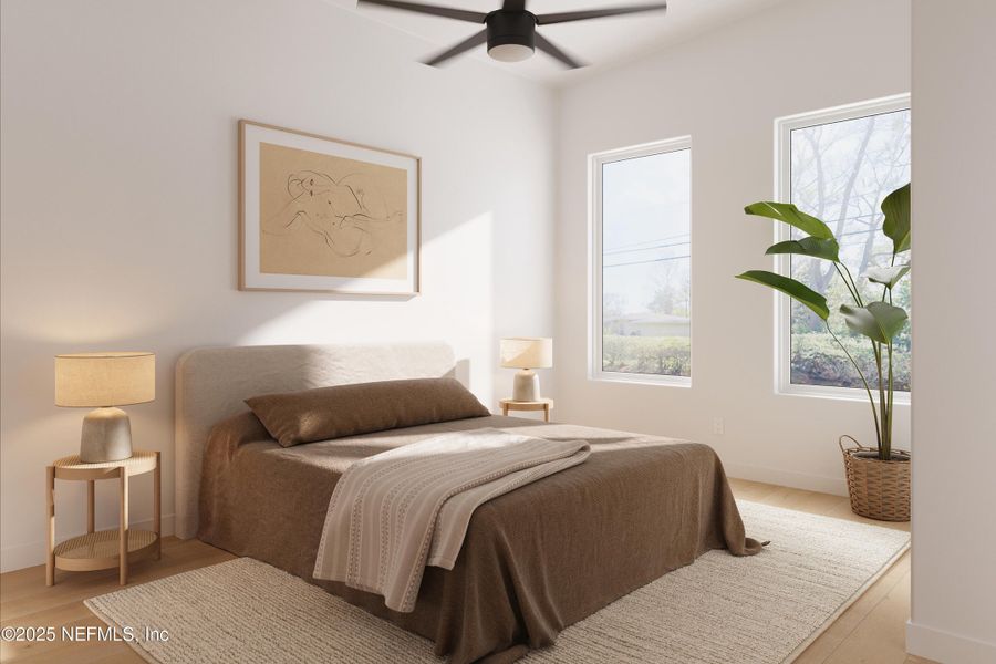 Furnished interior view inside a new home in , St. Augustine Beach (Image 11).