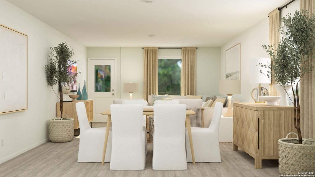 Furnished interior view inside a new home in Stone Garden, Elmendorf (Image 15).