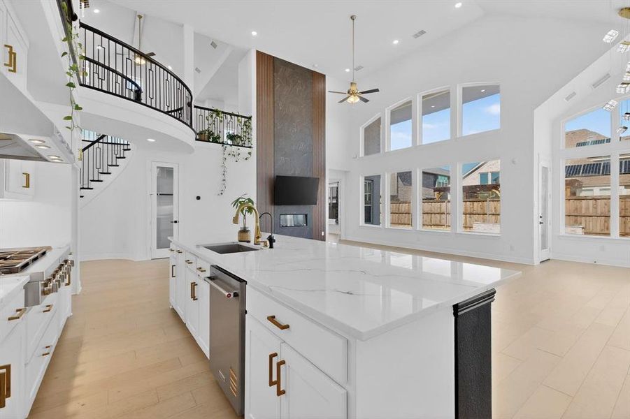 Furnished interior view inside a new home in , Prosper (Image 10).