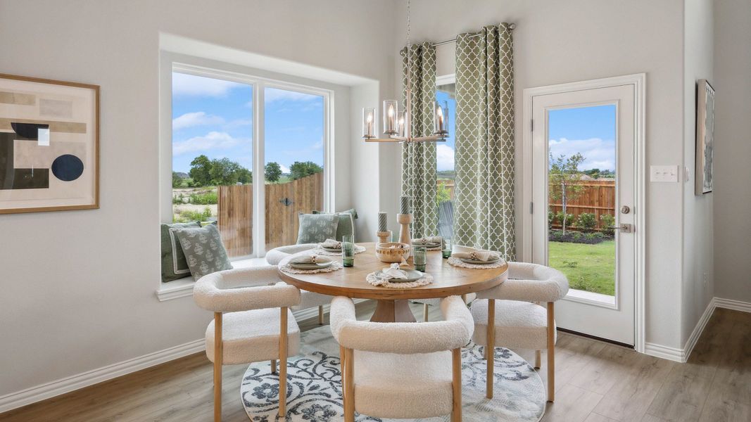 Representative furnished interior of a home built from the Magnolia by Brightland Homes in Hulen Trails, Fort Worth (Image 10).