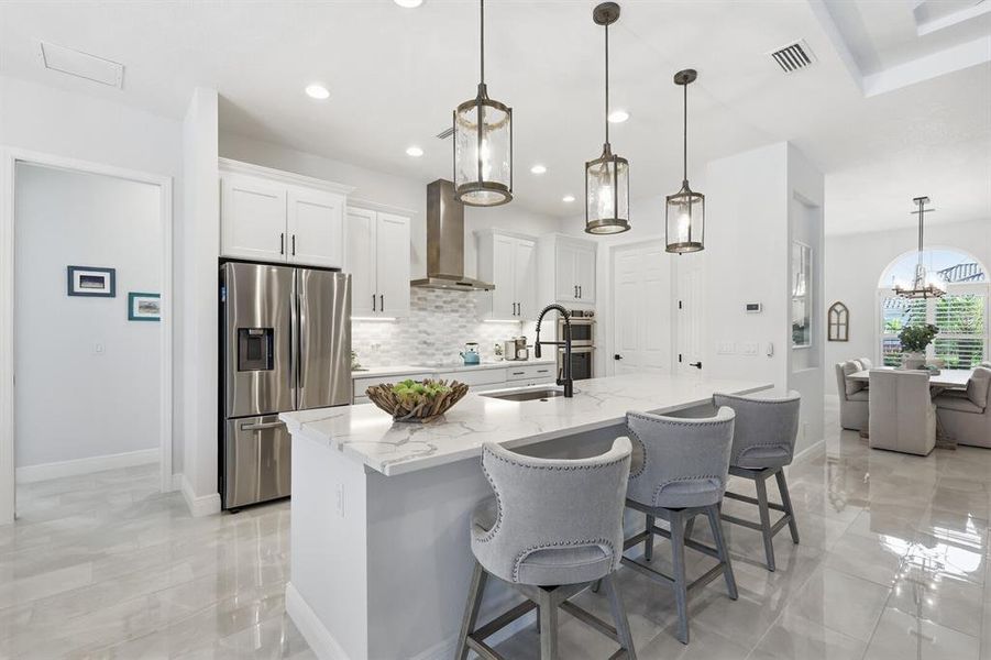 Furnished interior view inside a new home in The Reserve at Twin Rivers, Parrish (Image 28). Furnished interior view inside a new home in The Reserve at Twin Rivers, Parrish (Image 28).