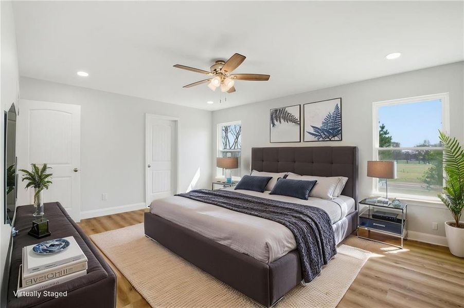 Furnished interior view inside a new home in , Eton (Image 9).