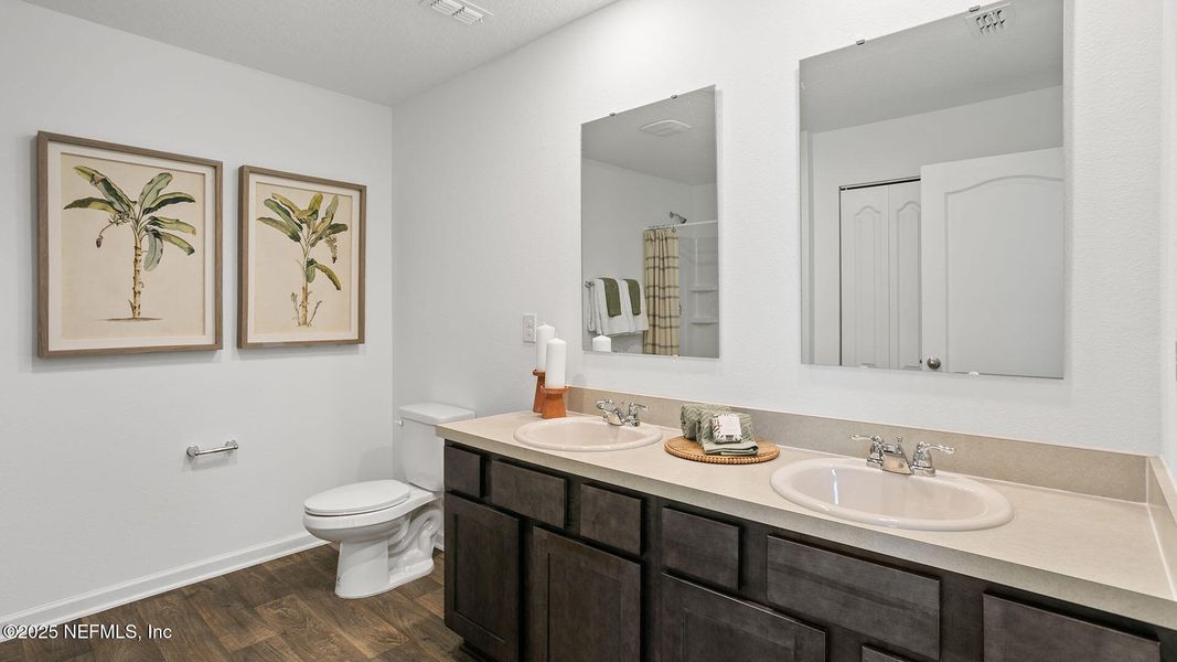 Furnished interior view inside a new home in Sawmill Branch Express, Palm Coast (Image 39). Furnished interior view inside a new home in Sawmill Branch Express, Palm Coast (Image 39).