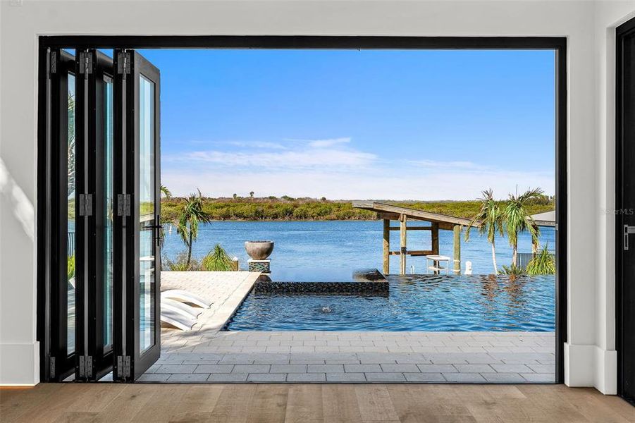 Exterior details and patio area of a home in , New Smyrna Beach (Image 42).