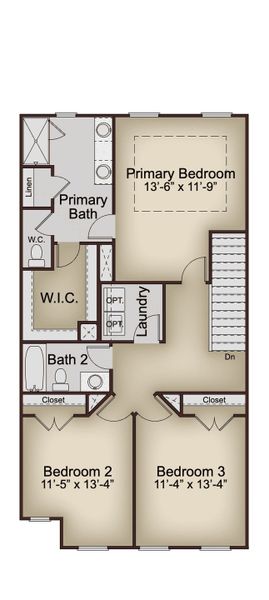 2D floor plan layout for the Wendover by McKinley Homes in Mulberry Summit, Flowery Branch, GA (Image 4). 2D floor plan layout for the Wendover by McKinley Homes in Mulberry Summit, Flowery Branch, GA (Image 4).