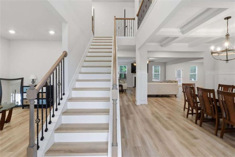Furnished interior view inside a new home in Trinity Park, McDonough (Image 9).