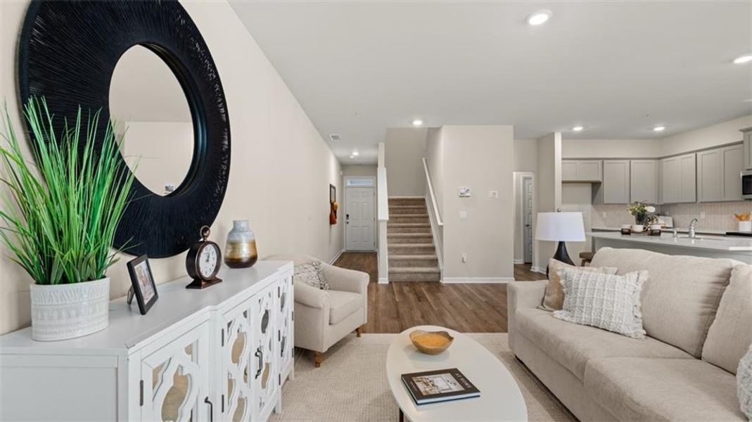 Furnished interior view inside a new home in Echo Glen, Stockbridge (Image 6).