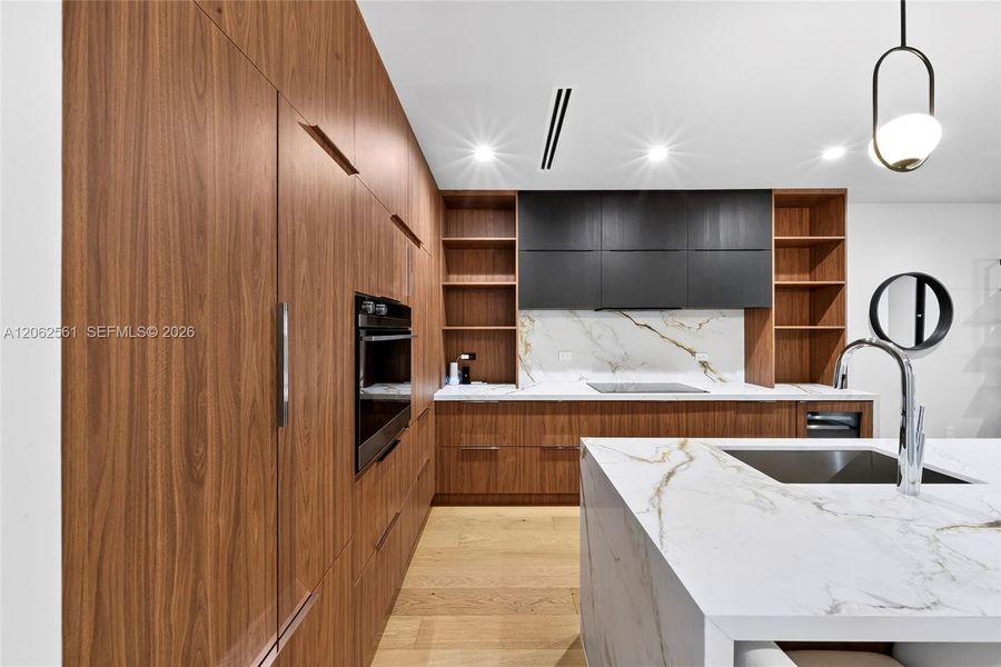 Furnished interior view inside a new home in , Miami (Image 9).