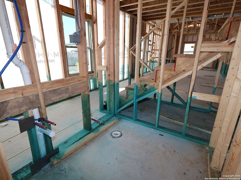 In-progress construction of a new home in Meadows at Clear Springs, New Braunfels, TX (Image 37).