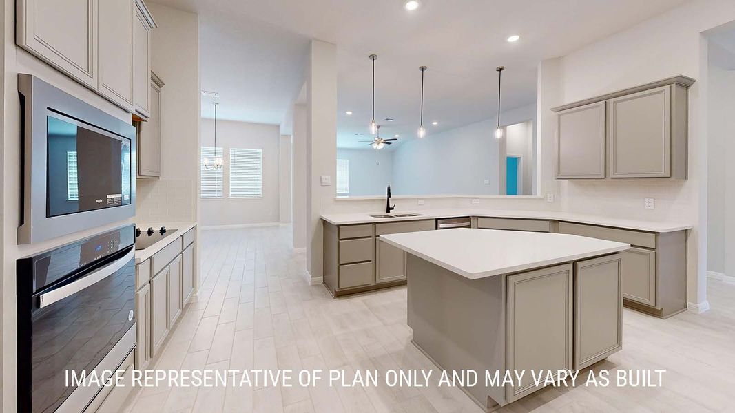 Furnished interior view inside a new home in Sterling Meadows, Salado (Image 5).